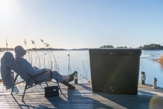 Comfort BlackIce S - BlackLeather, gray