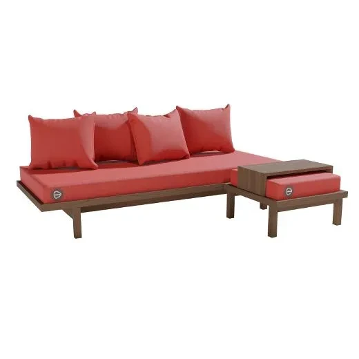 Kirami FinVision® sofa set Misty, dazzling orange