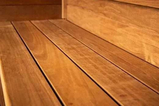 Kirami FinVision® -sauna M Misty - sauna steps.