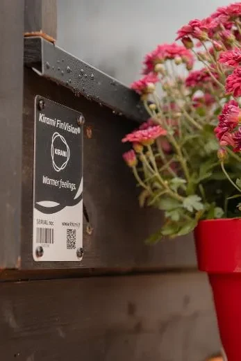 Kirami FinVision® -sauna M Misty | Outdoor sauna