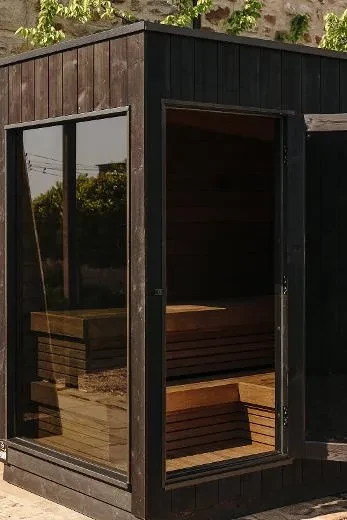 Kirami FinVision® -sauna S Misty | A sauna for a small yard