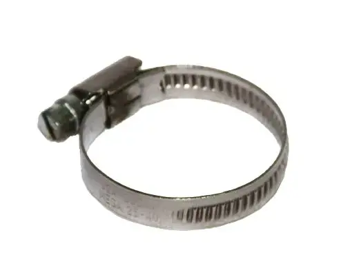 Hose clamp for heater connection