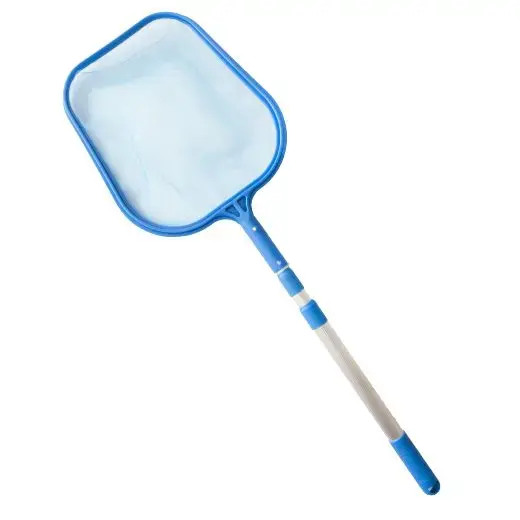 Leaf catcher with telescopic pole