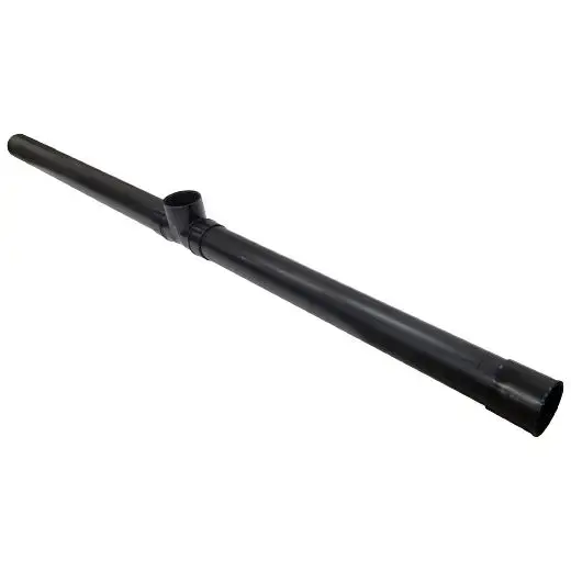 Lower pipe for plastic tubs