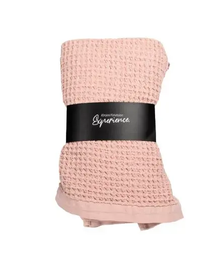 Kirami FinVision Experience waffle towel, rose